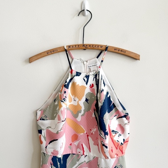 CLUB MONACO • Scharpettah Floral-Print Halter Dress - Picture 6 of 15